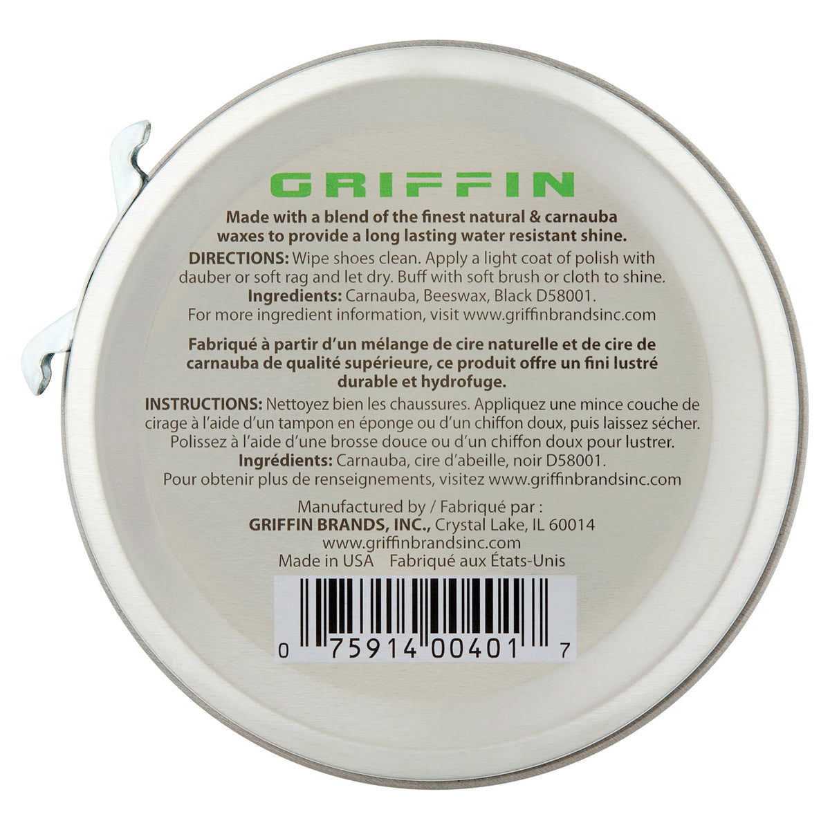 Griffin Shoe Polish – 1.125 oz. - Rothco 20203