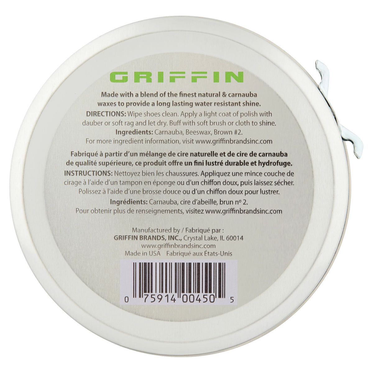 Griffin Shoe Polish – 3 oz. - Rothco 20205