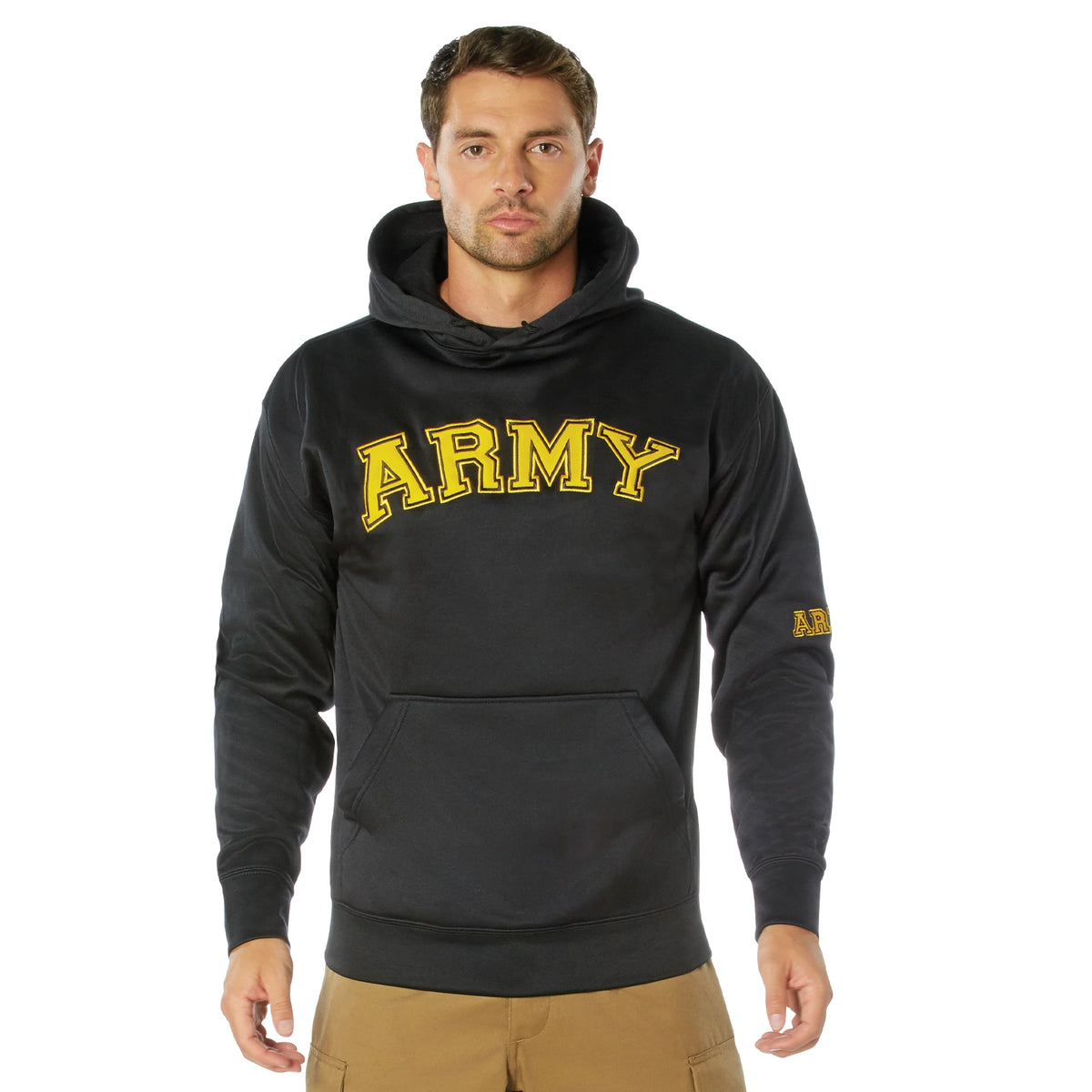Rothco Army Pullover Hoodie - Black - Rothco 2257