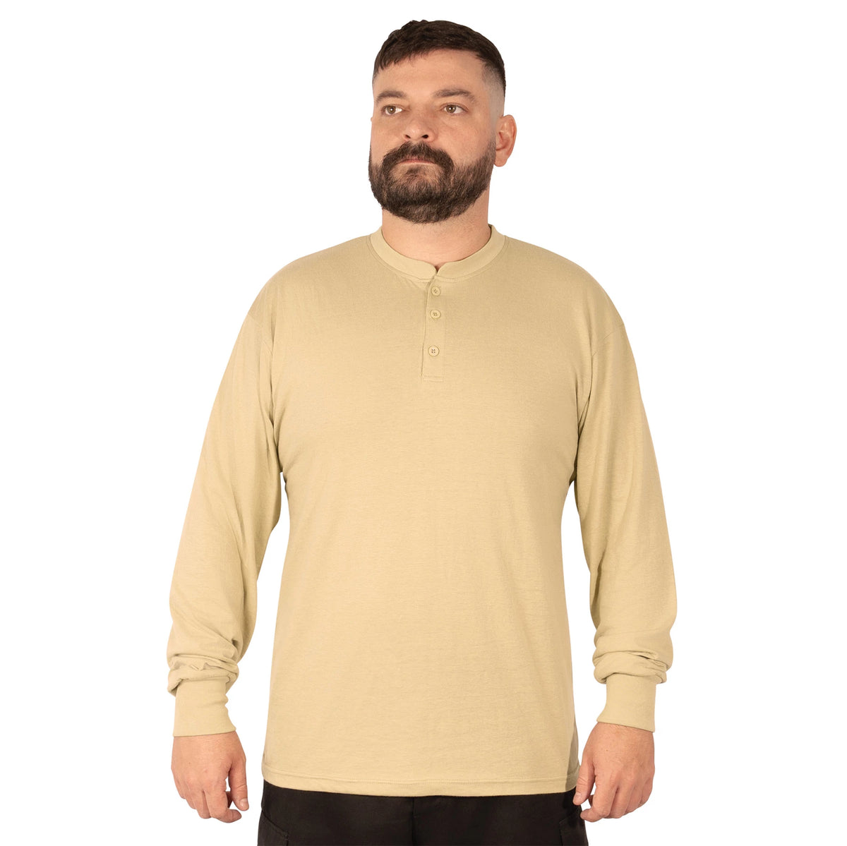 Rothco Long Sleeve Henley T-Shirt - Rothco 21035-SML