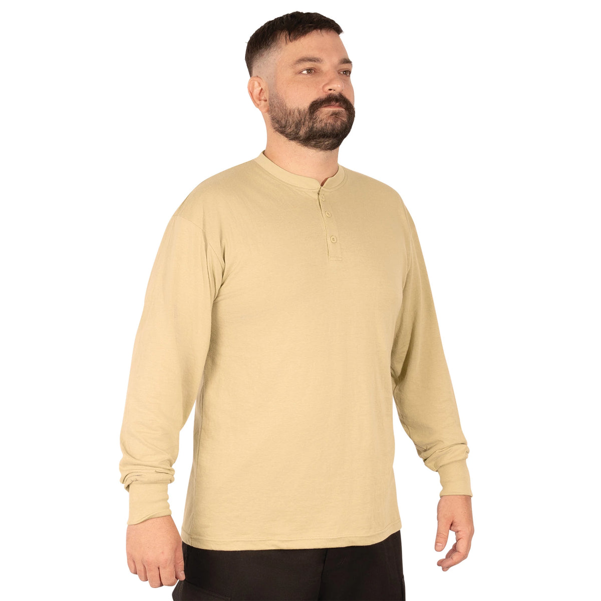 Rothco Long Sleeve Henley T-Shirt - Rothco 21035-SML
