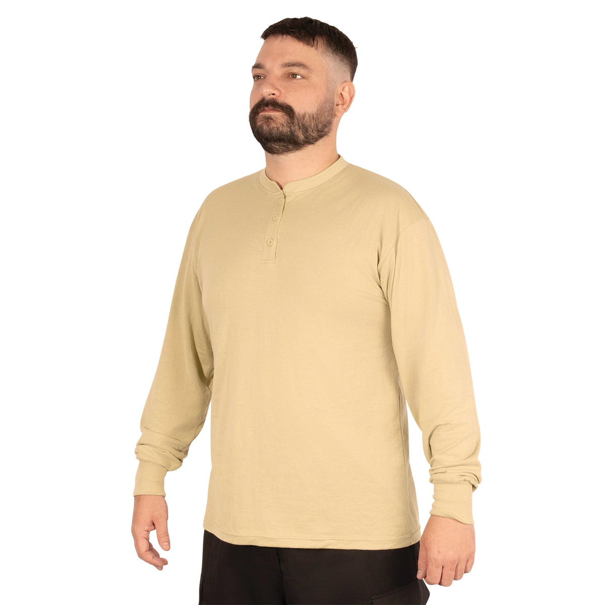 Rothco Long Sleeve Henley T-Shirt - Rothco 21035-SML