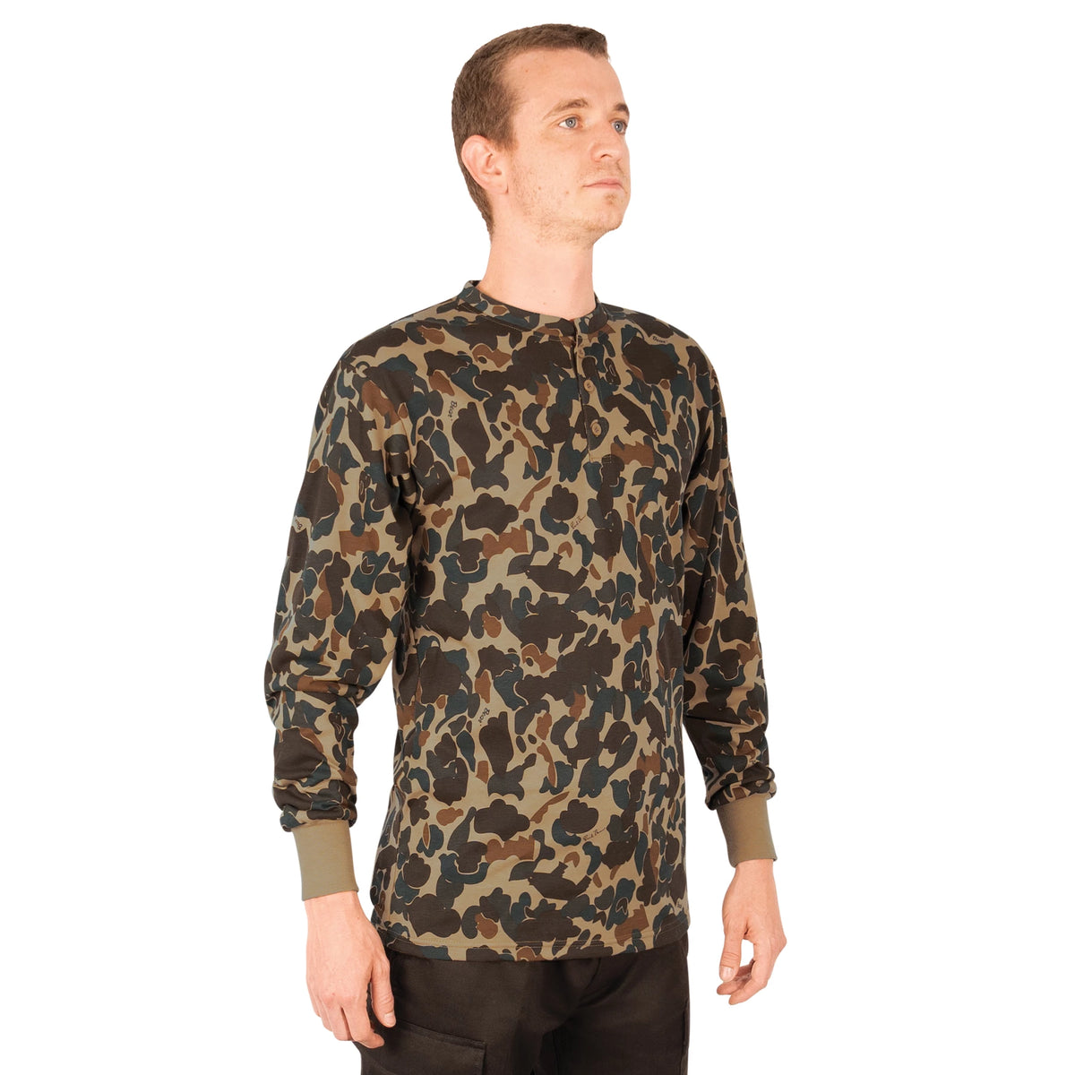 Rothco Long Sleeve Henley T-Shirt - Rothco 21050-SML