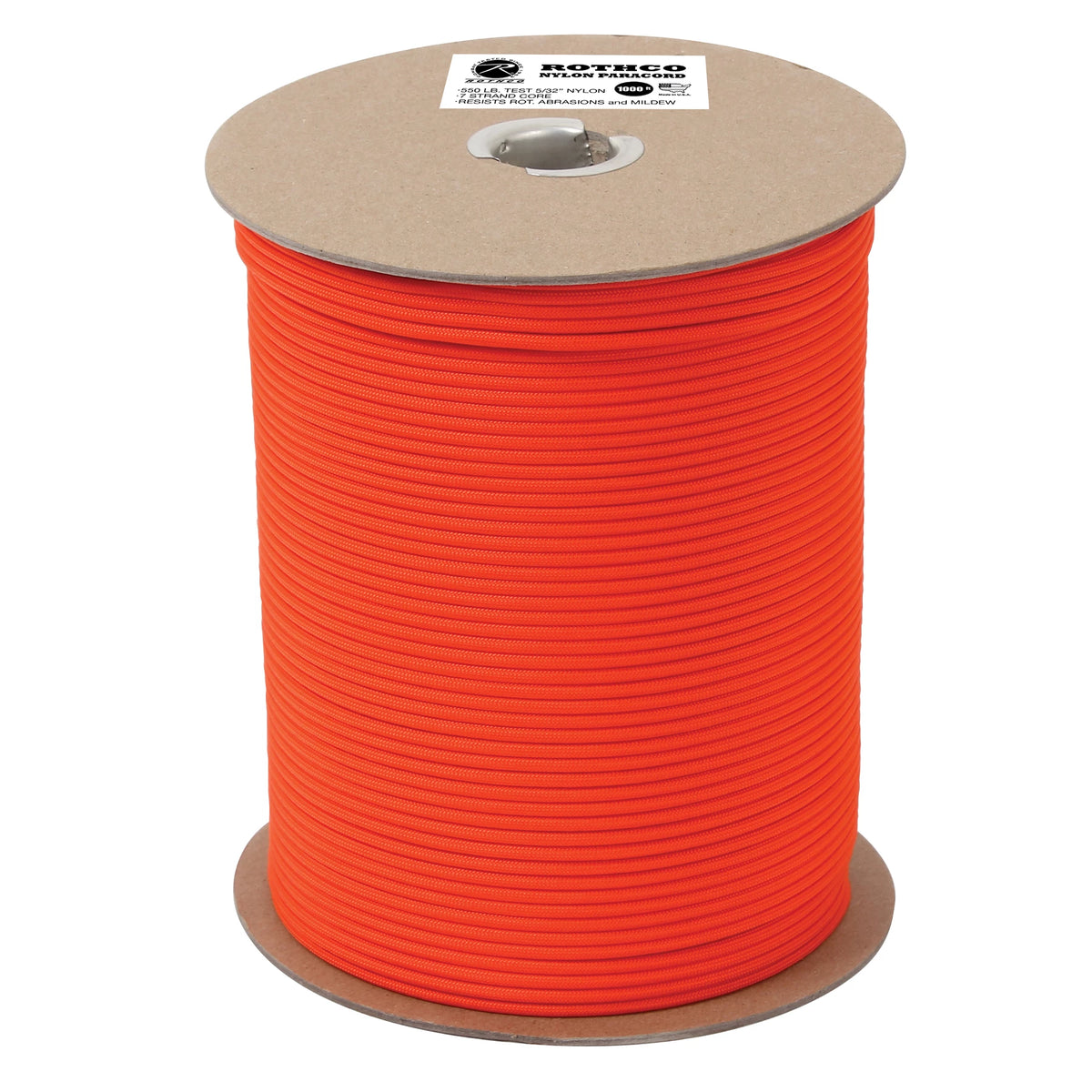 Rothco Nylon Paracord 550lb 1000 Foot Spool - Rothco 218