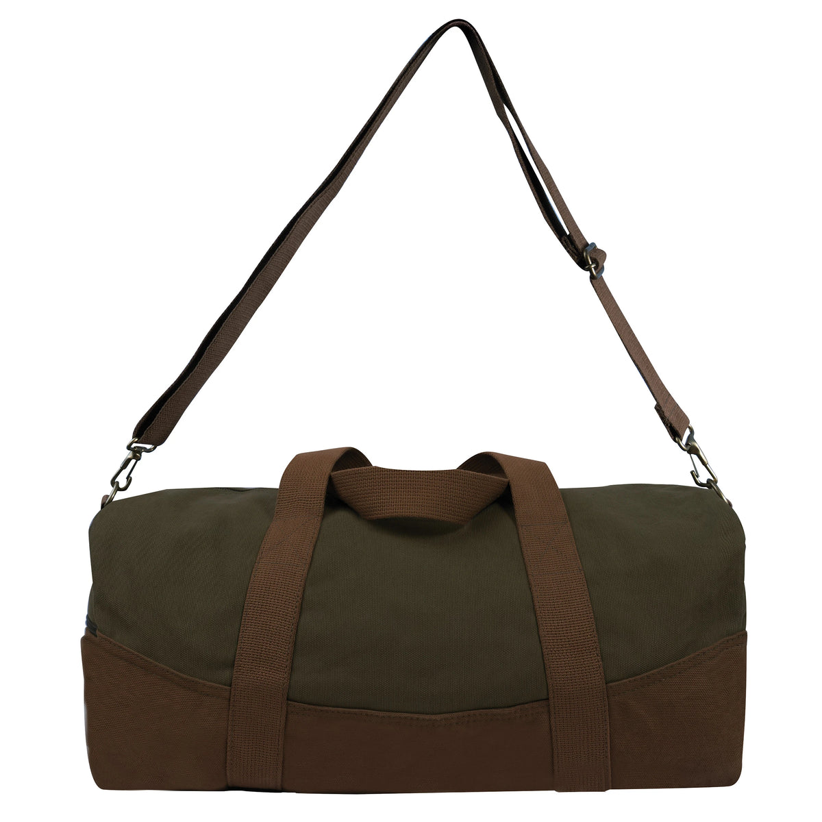 Rothco Two-Tone Canvas Duffle Bag With Brown Bottom - Rothco 2220