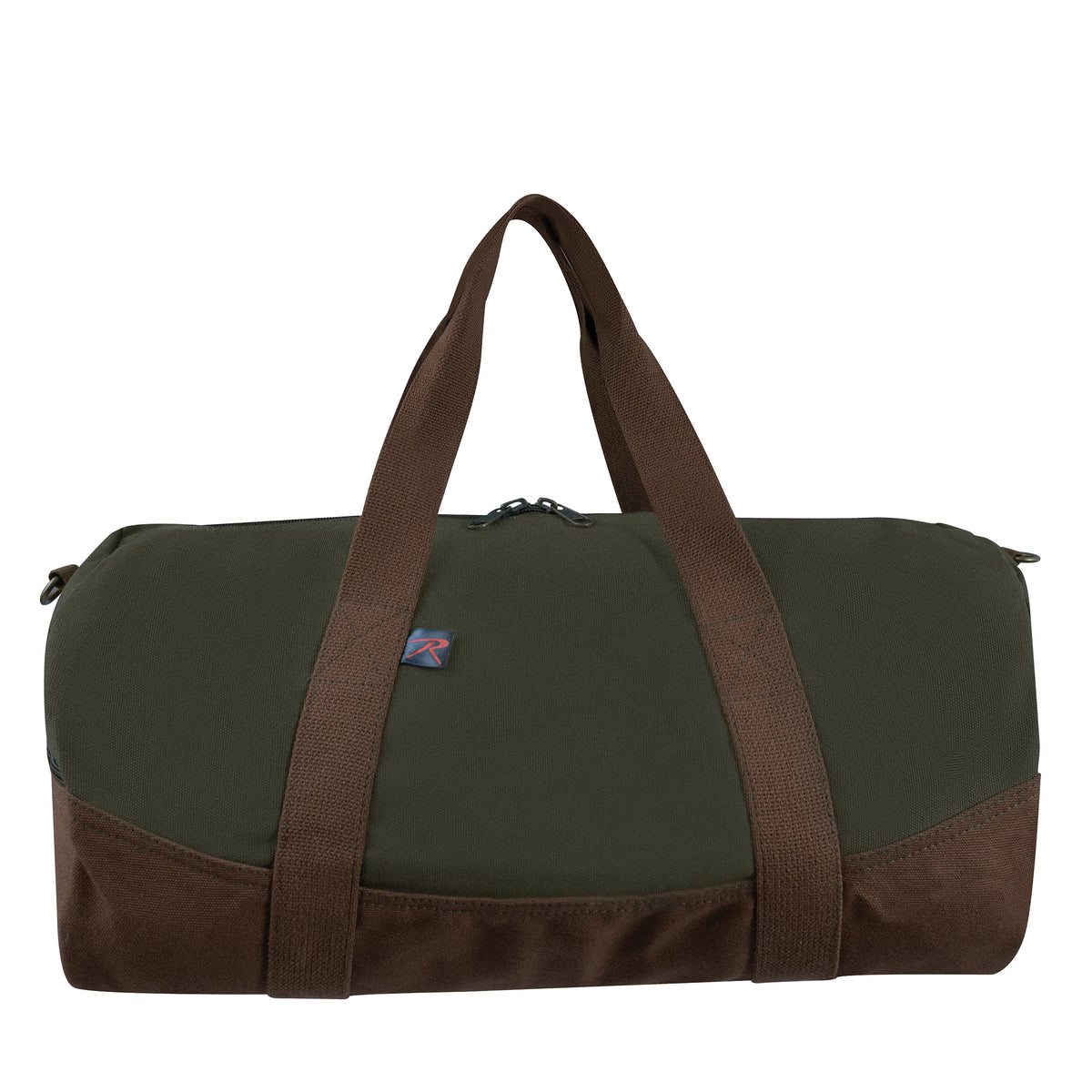 Rothco Two-Tone Canvas Duffle Bag With Brown Bottom - Rothco 2220