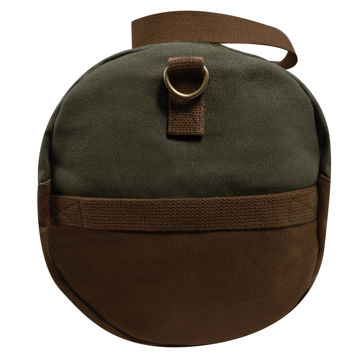 Rothco Two-Tone Canvas Duffle Bag With Brown Bottom - Rothco 2220