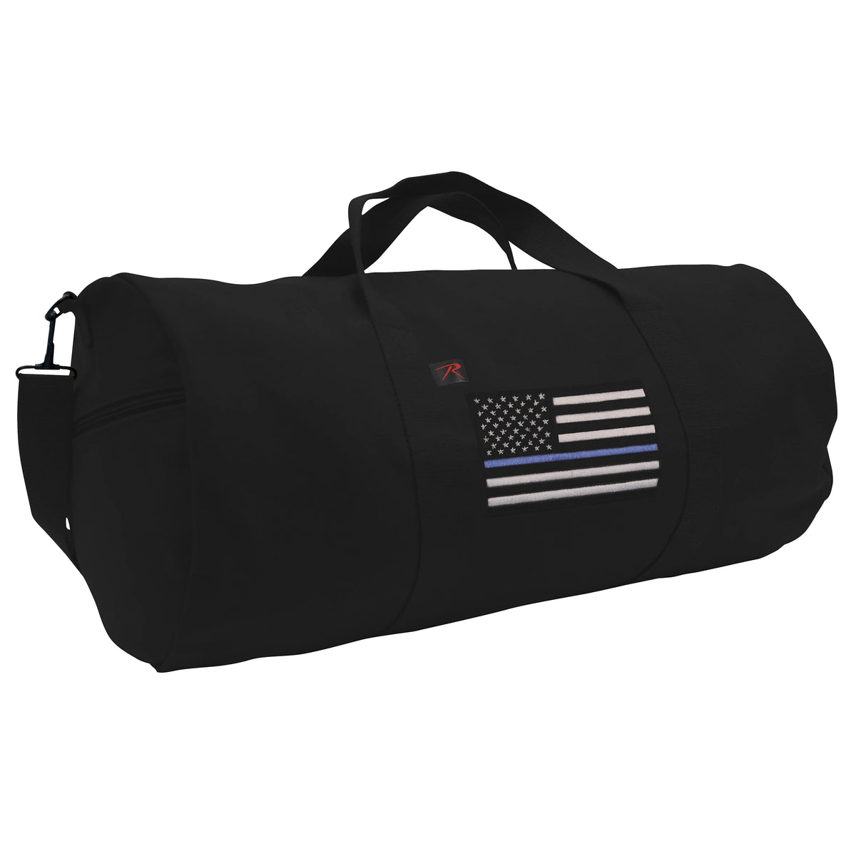 Rothco Thin Blue Line Canvas Shoulder Duffle Bag - Rothco 2230