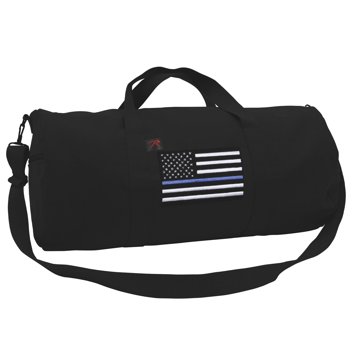 Rothco Thin Blue Line Canvas Shoulder Duffle Bag - Rothco 2230