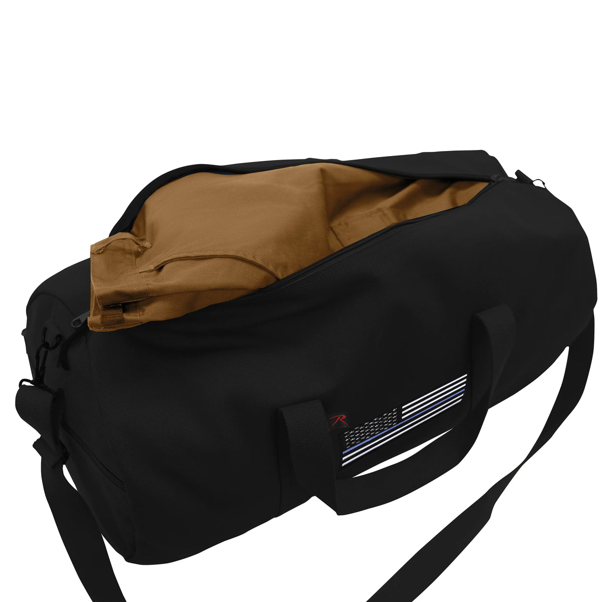 Rothco Thin Blue Line Canvas Shoulder Duffle Bag - Rothco 2230