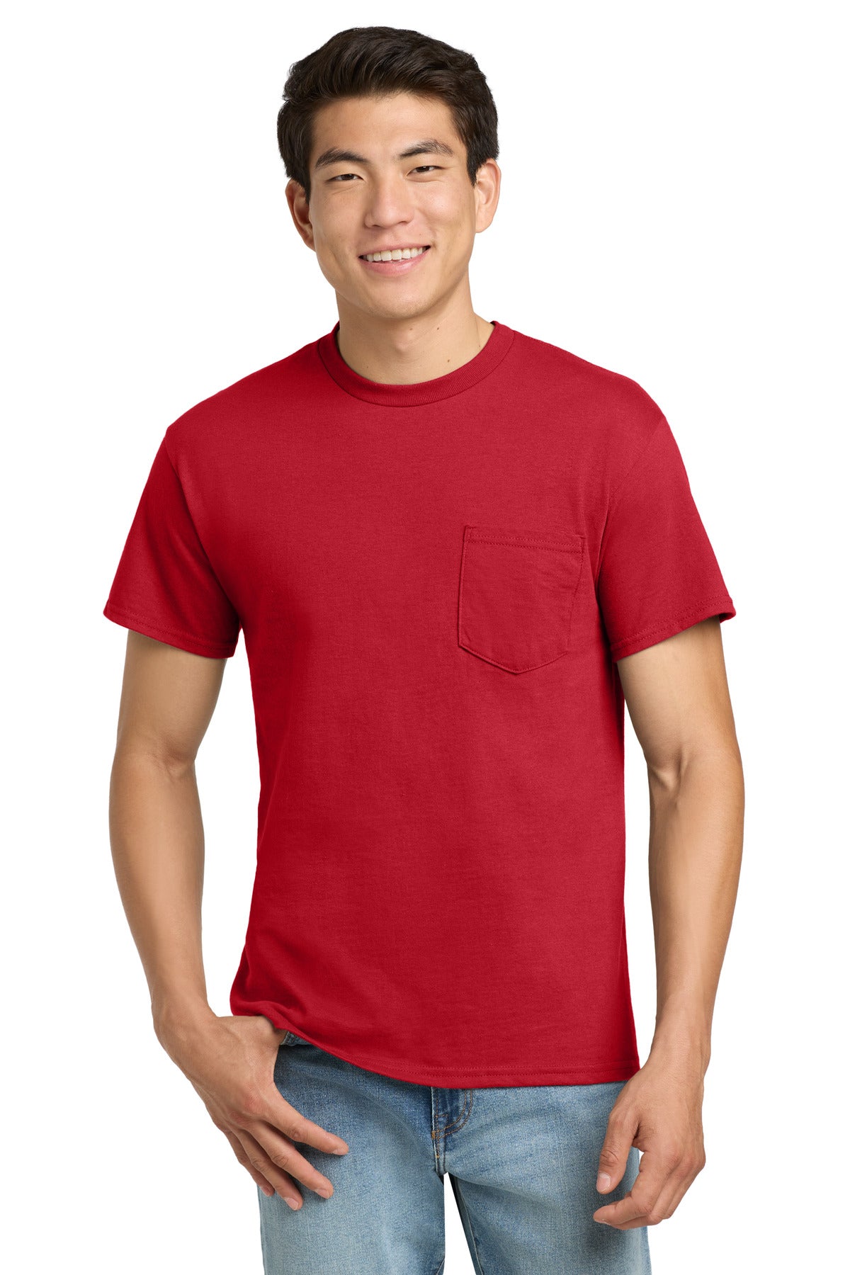 Gildan® - Ultra Cotton® 100% US Cotton T-Shirt with Pocket.  2300