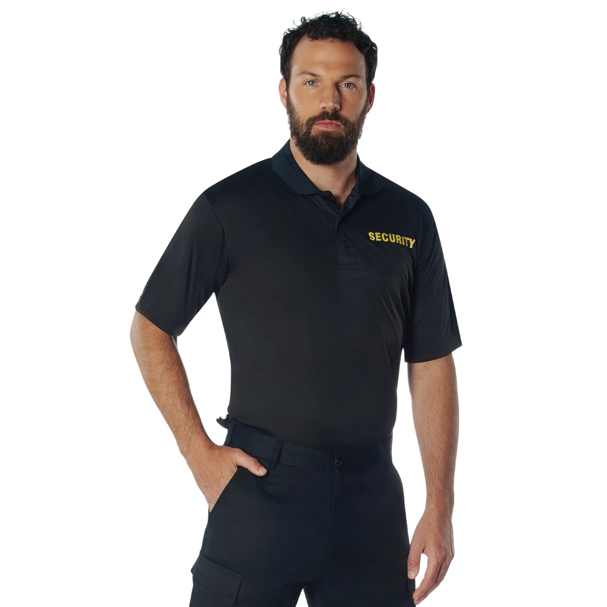 Rothco Moisture Wicking Security Polo Shirt - Rothco 2316-SML