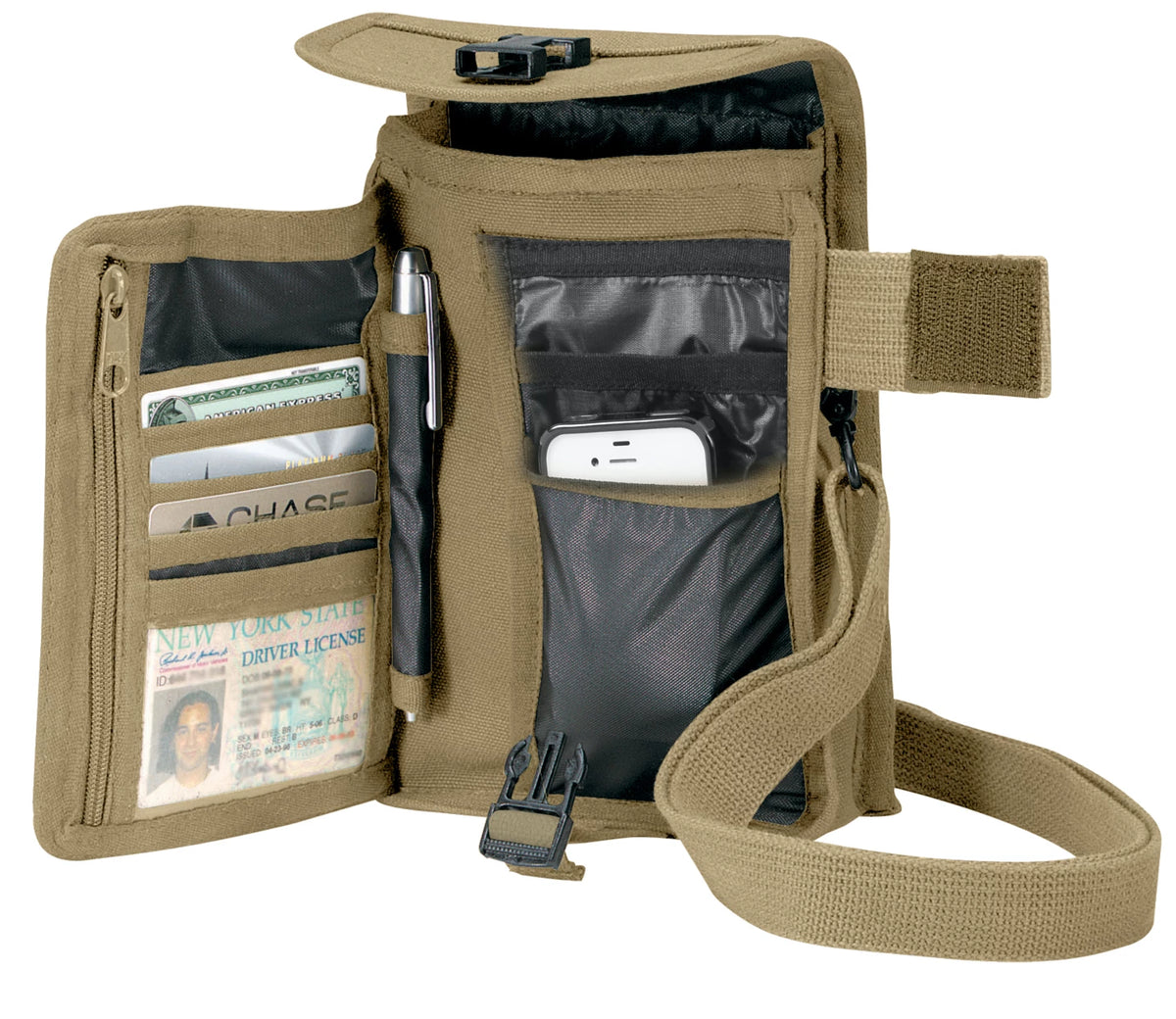 Rothco Canvas Travel Portfolio Bag - Rothco 2325-KH