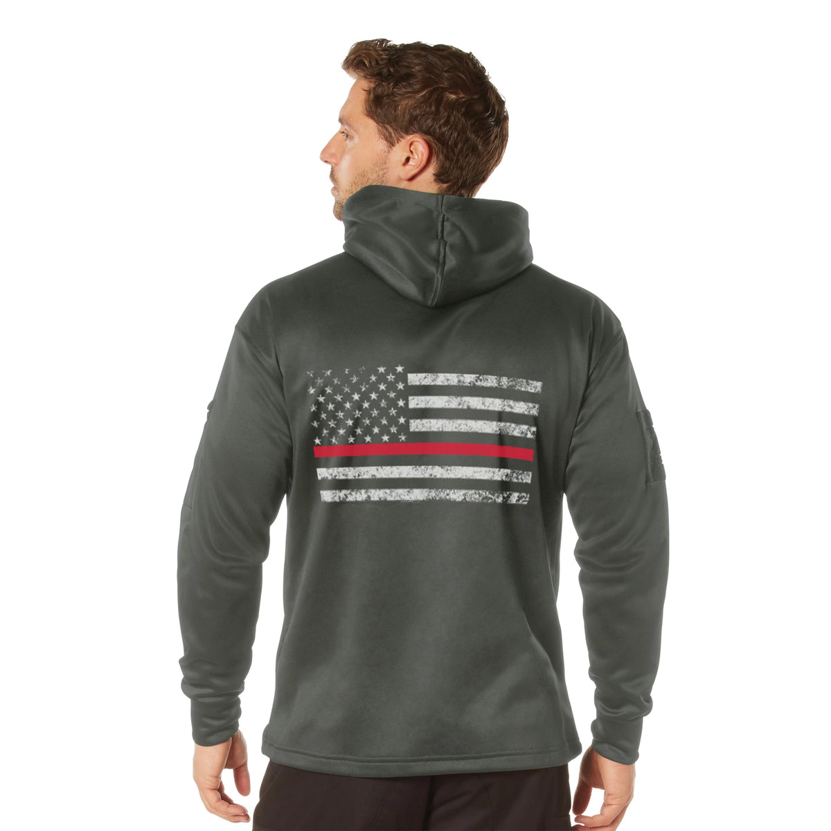 Rothco Concealed Carry Thin Red Line Hoodie - Rothco 2434