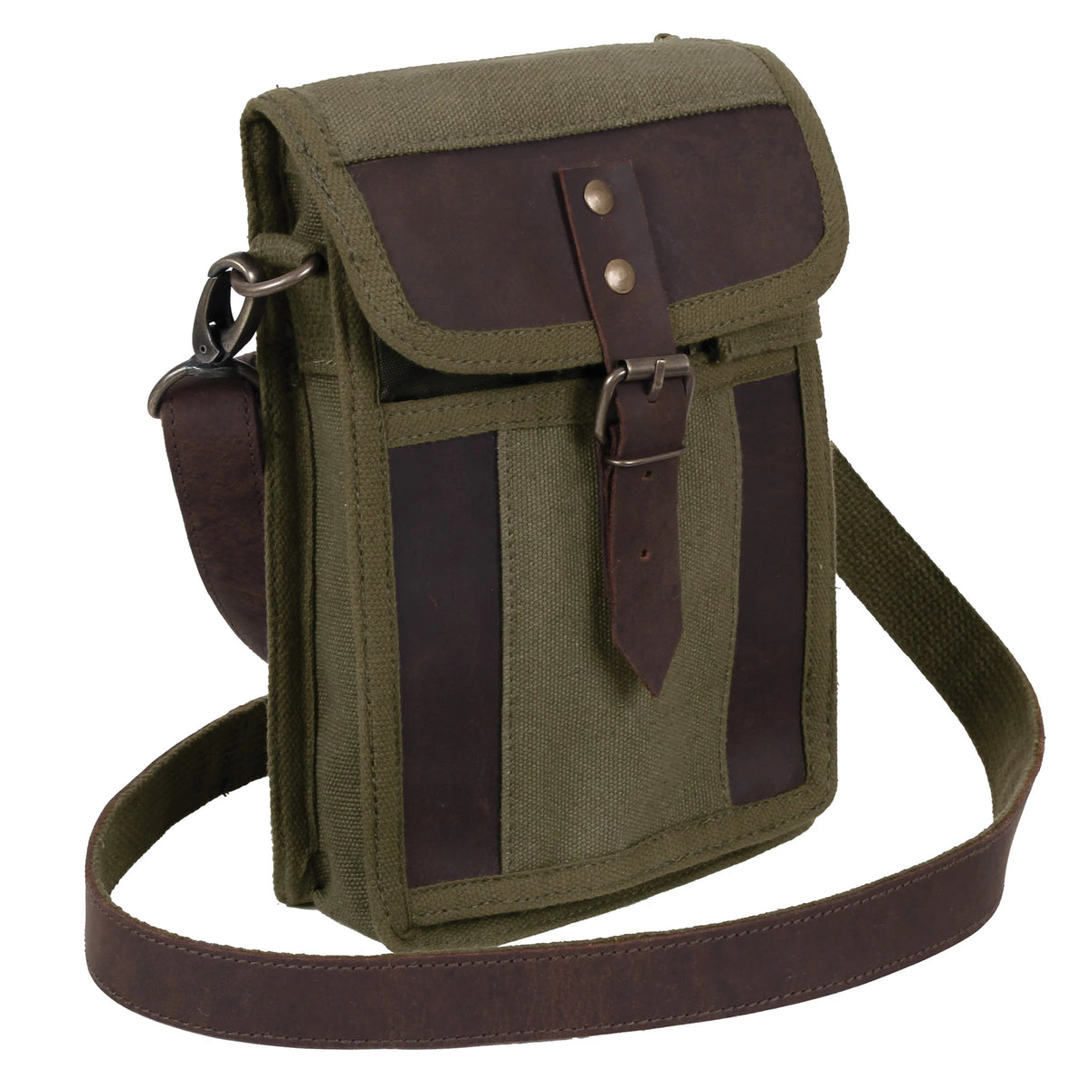 Rothco Canvas Travel Portfolio Bag With Leather Accents - Rothco 2349