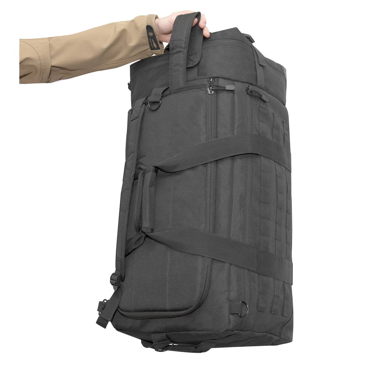 Rothco Tactical Defender Duffle Bag - Black - Rothco 23600
