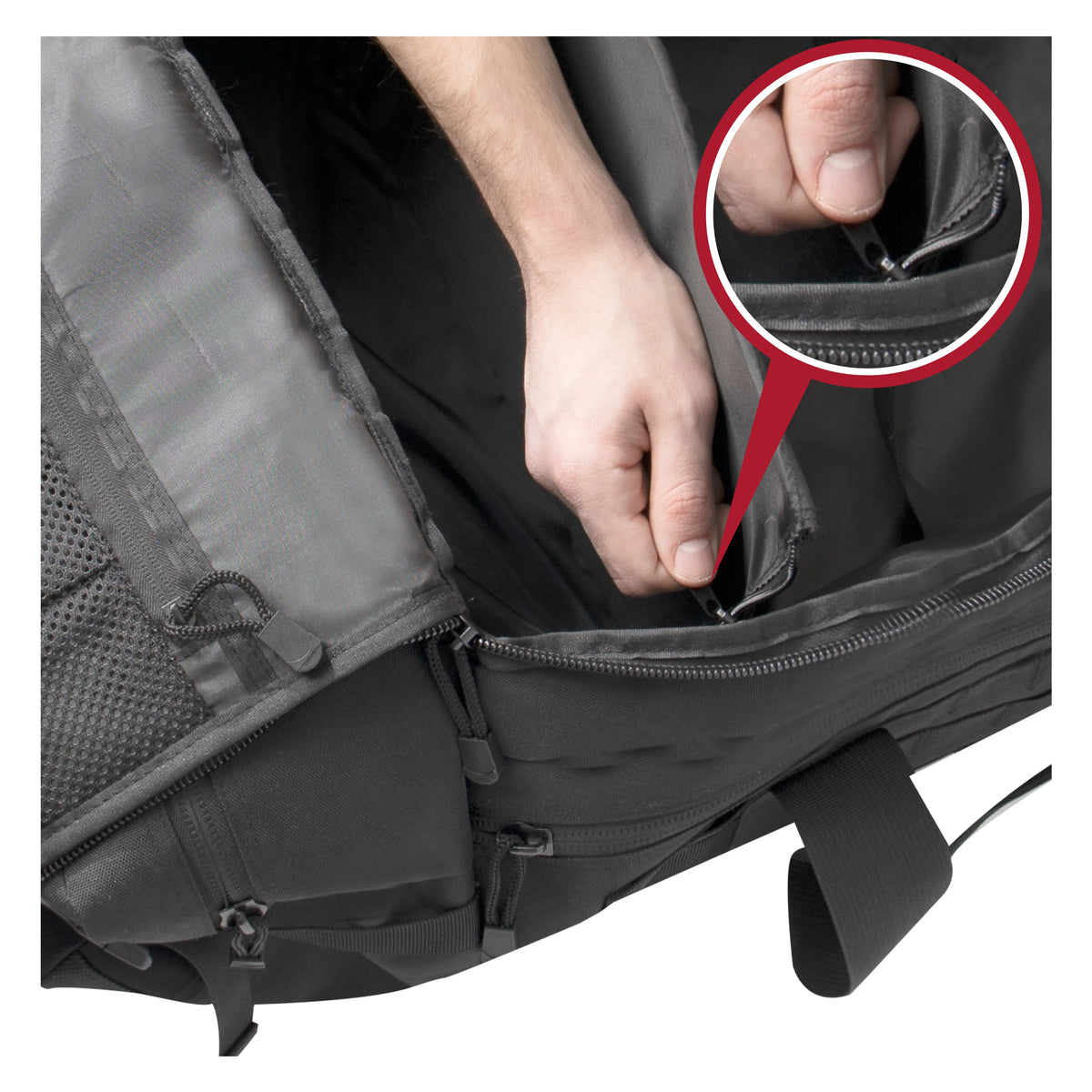 Rothco Tactical Defender Duffle Bag - Black - Rothco 23600