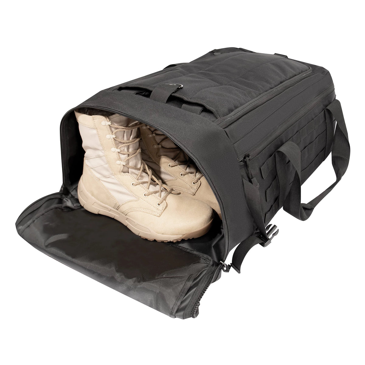 Rothco Tactical Defender Duffle Bag - Black - Rothco 23600