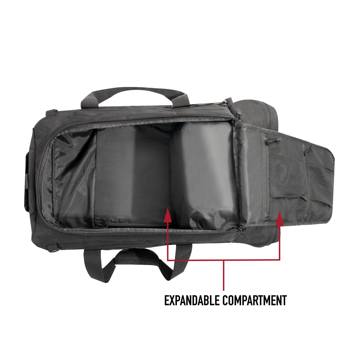 Rothco Tactical Defender Duffle Bag - Black - Rothco 23600