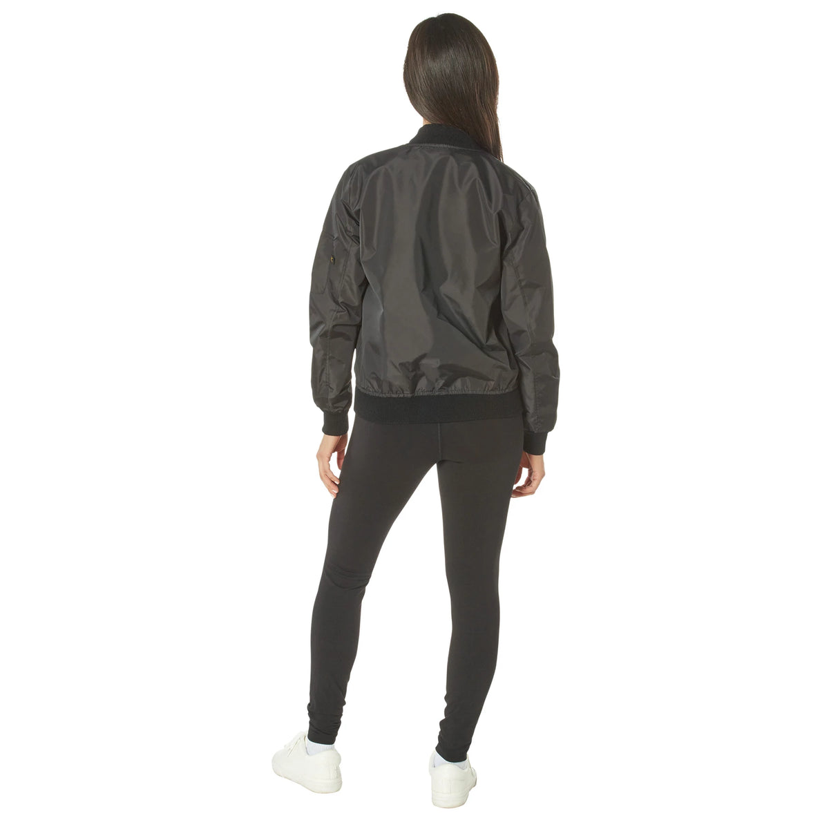 Rothco Womens Lightweight MA-1 Flight Jacket - Rothco 2410-BK-XXS