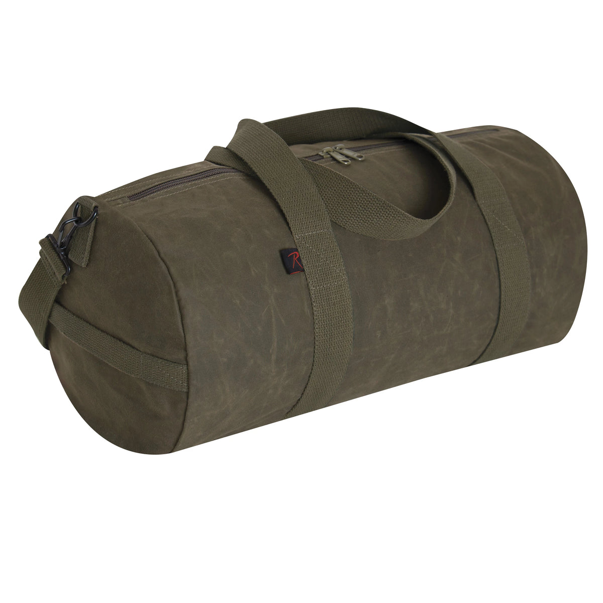 Rothco Waxed Canvas Shoulder Duffle Bag - 19 Inch - Rothco 2416-OLIVE DRAB