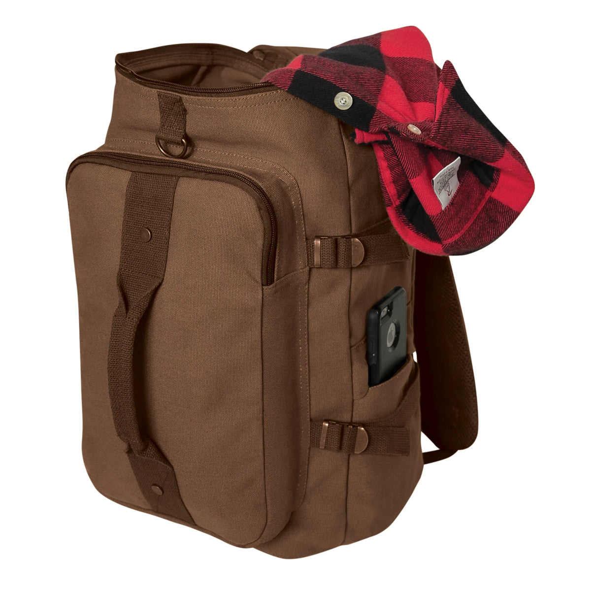 Rothco Convertible Canvas Duffle / Backpack - 19 Inches - Rothco 25160