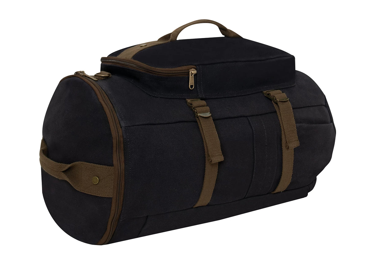 Rothco Convertible Canvas Duffle / Backpack - 19 Inches - Rothco 2516