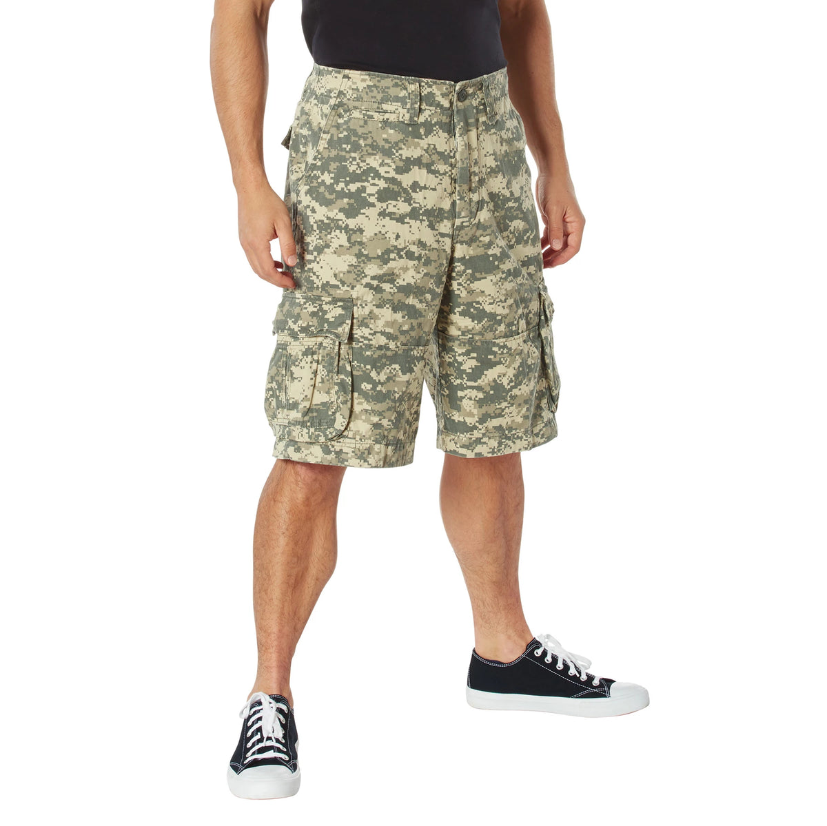 Rothco Vintage Infantry Utility Cargo Shorts - Rothco 2520-ACUD-XS