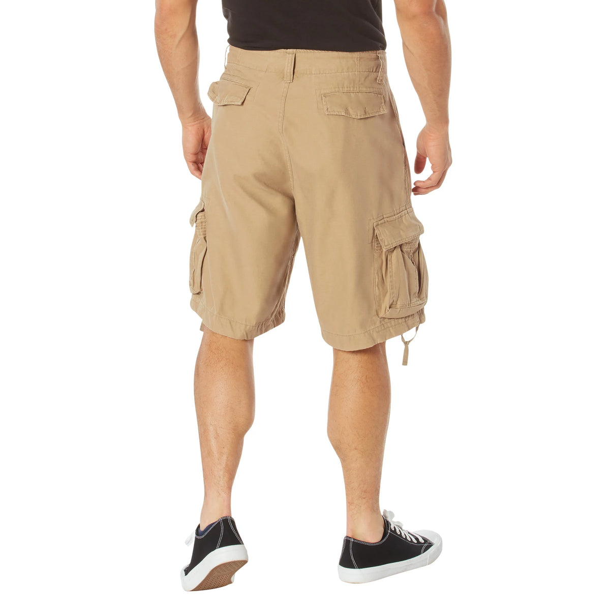 Rothco Vintage Infantry Utility Cargo Shorts - Rothco 2547-KH-S