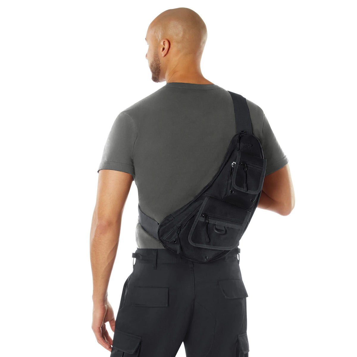 Rothco Tactical Crossbody Bag - Rothco 25980-BLACK