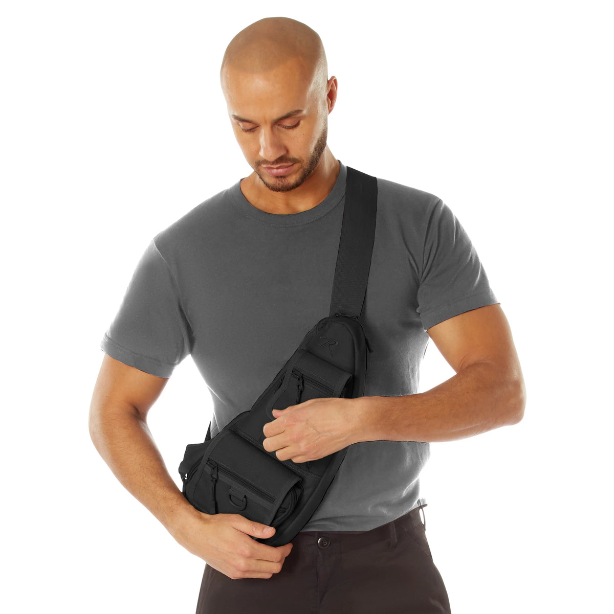 Rothco Tactical Crossbody Bag - Rothco 25980-BLACK