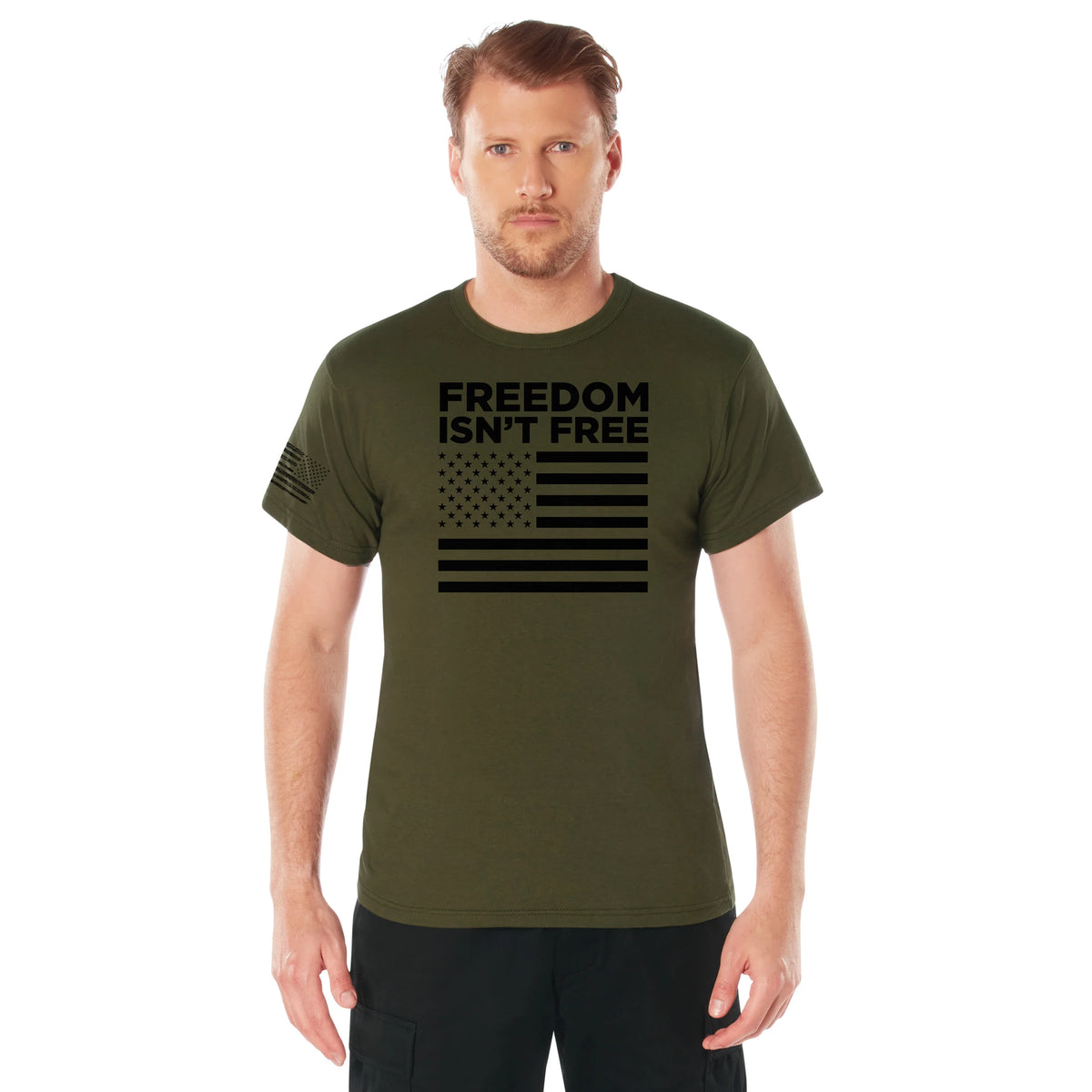 Rothco Freedom Isn't Free Flag T-Shirt - Rothco 27080-SML