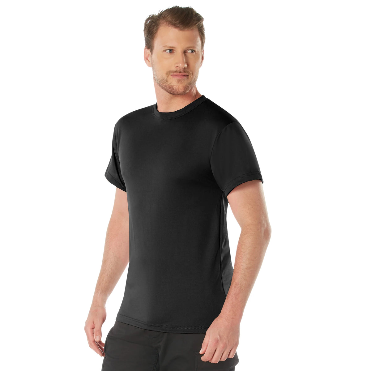 Rothco Quick Dry Moisture Wicking T-Shirt - Rothco 2735-BK-S