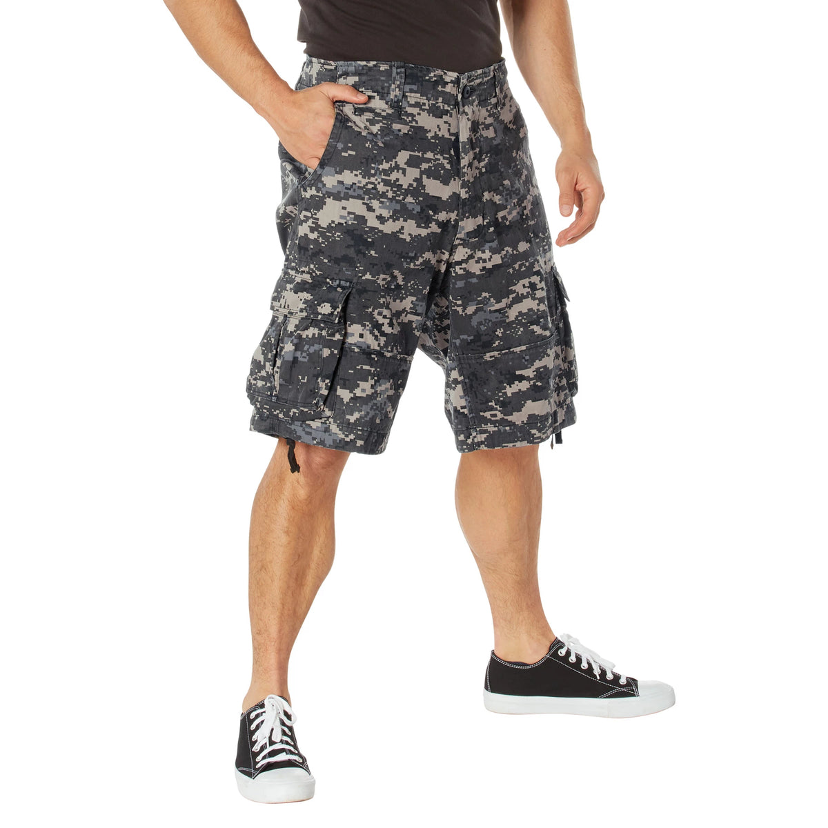 Rothco Vintage Infantry Utility Cargo Shorts - Rothco 2770-SUD-XS