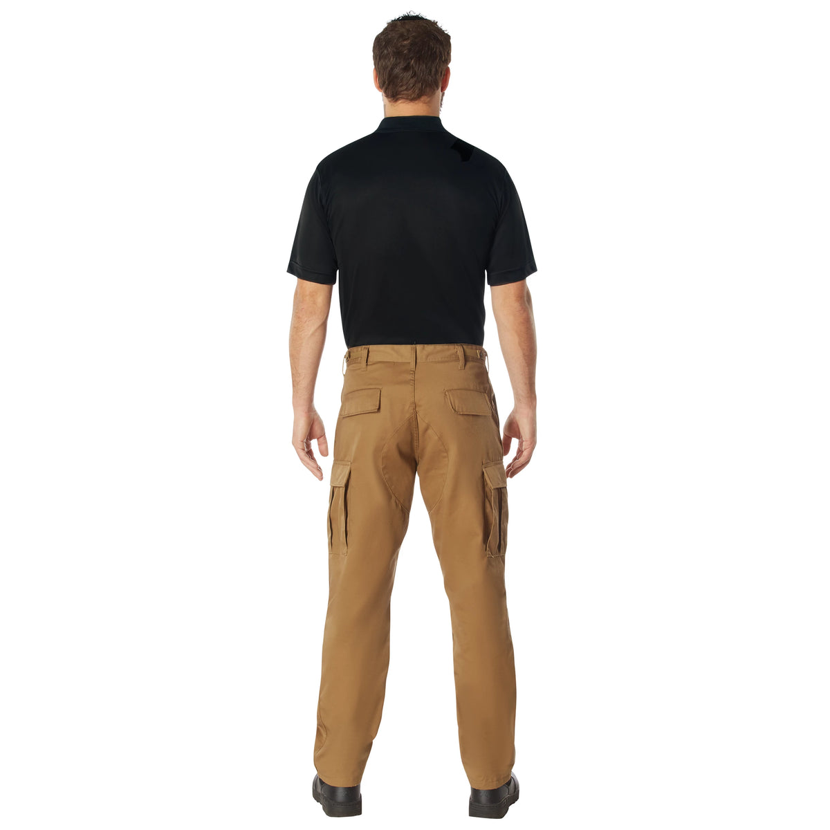 Rothco Moisture Wicking Polo Shirt - Rothco 2291-BK-XL