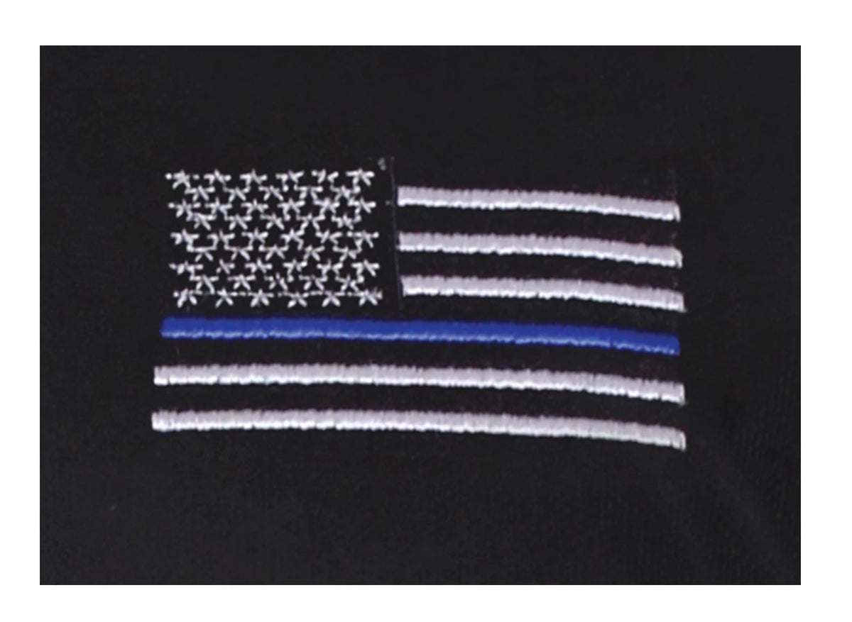 Rothco Thin Blue Line Moisture Wicking Polo - Rothco 2812-BK-S