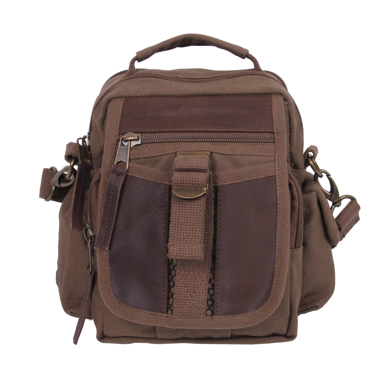 Rothco Vintage Canvas & Leather Travel Shoulder Bag - Rothco 2815