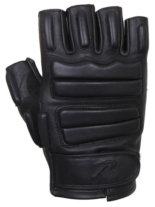 Rothco Fingerless Padded Tactical Gloves - Rothco 2817-BK-S