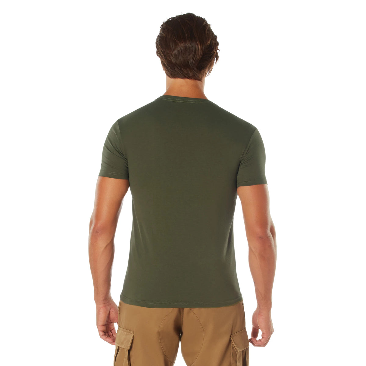 Rothco Distressed US Flag Athletic Fit T-Shirt - Rothco 2832-OD-S