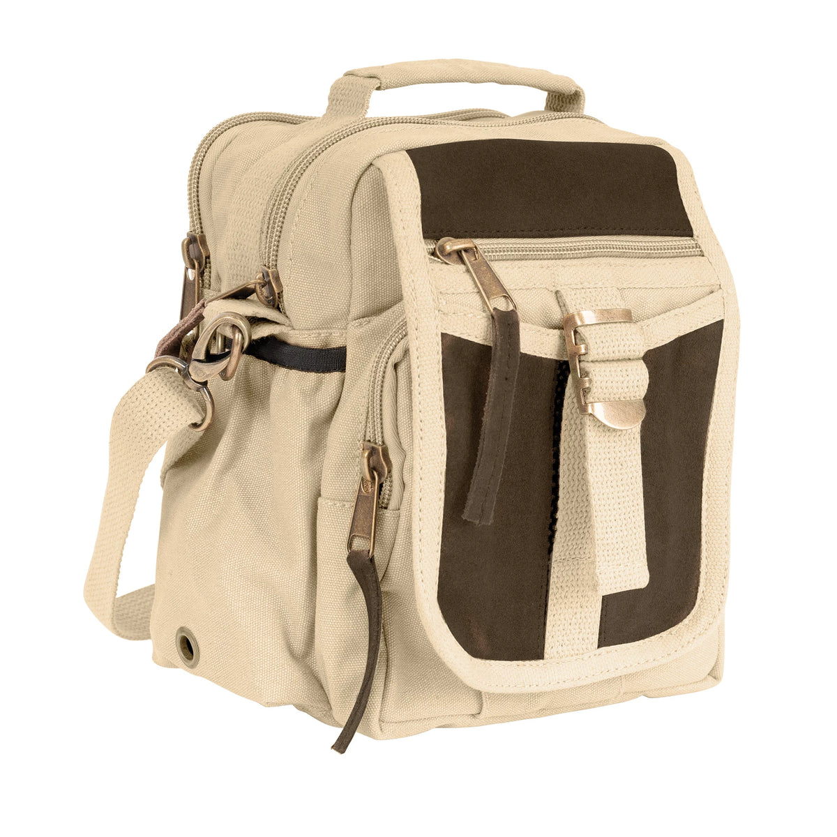 Rothco Vintage Canvas & Leather Travel Shoulder Bag - Rothco 28360