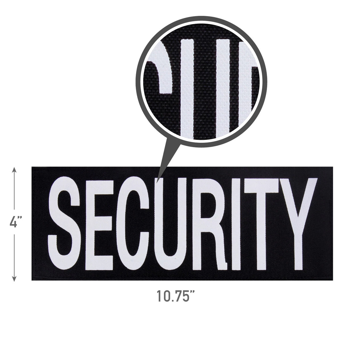 Rothco Security Patch With Hook Back - Rothco 2858