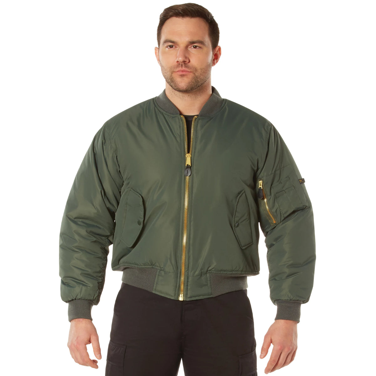 Rothco Enhanced Nylon MA-1 Flight Jacket - Rothco 2860-SGN-XS