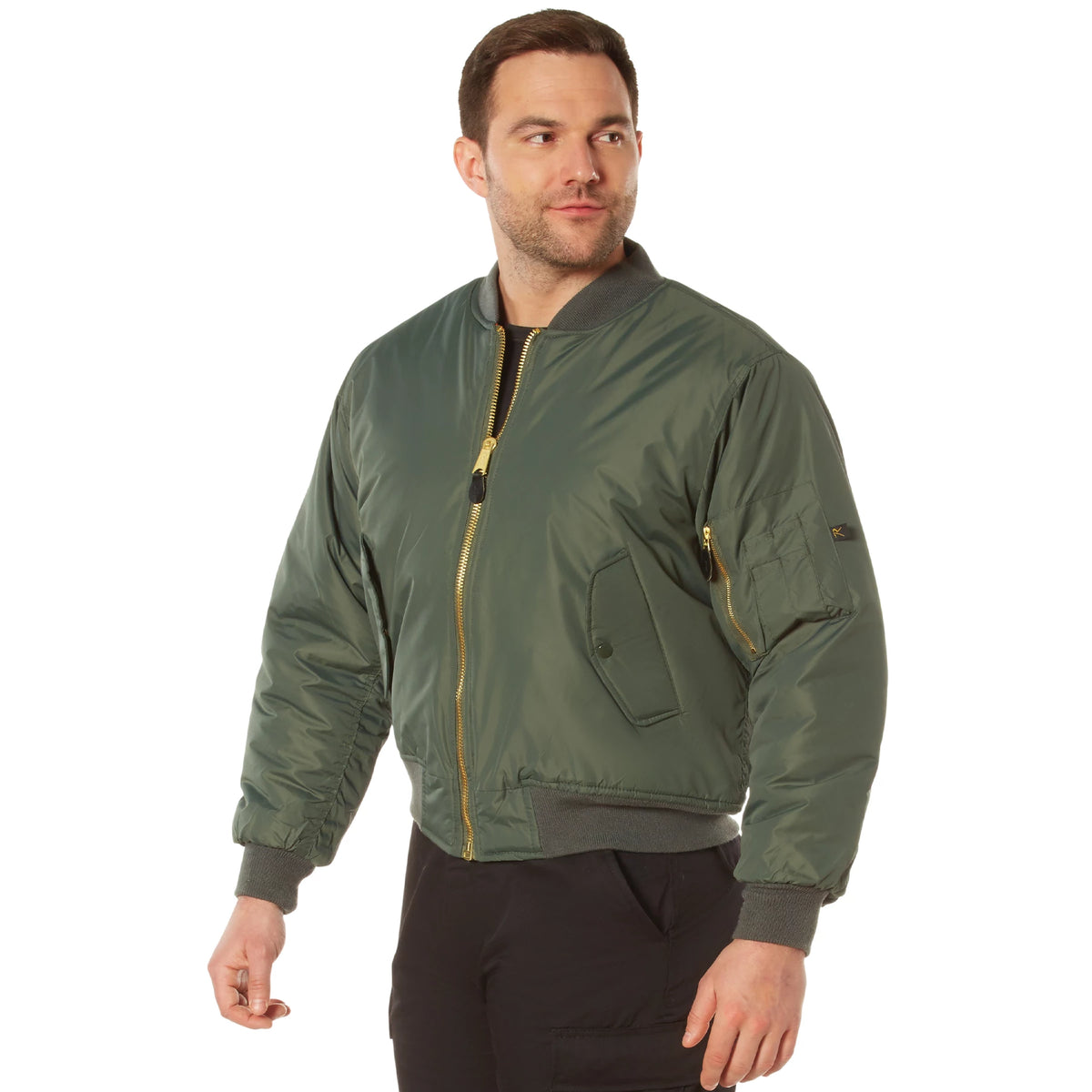 Rothco Enhanced Nylon MA-1 Flight Jacket - Rothco 2860-SGN-XS