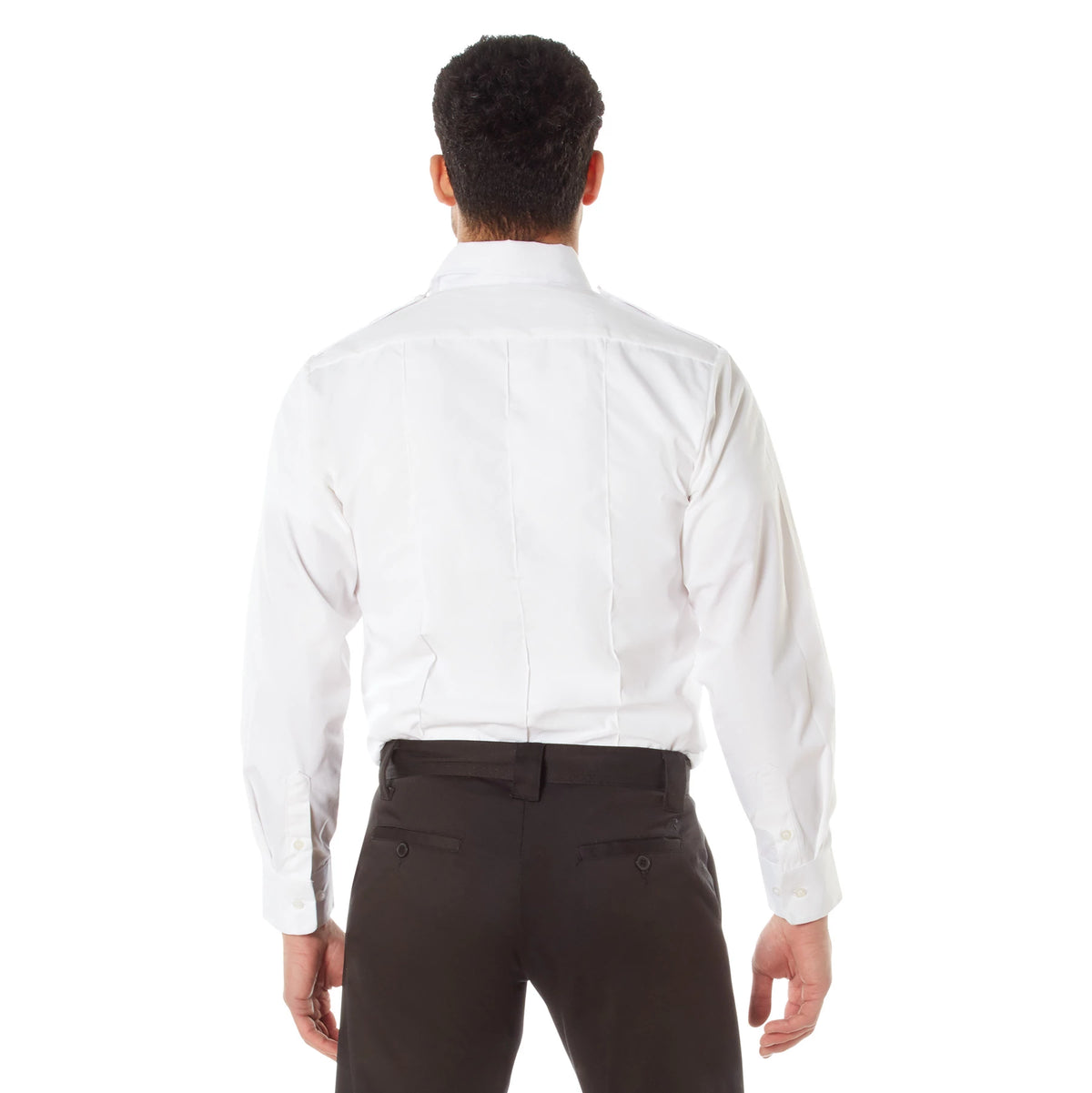 Rothco Long Sleeve Uniform Shirt - Rothco 30000-WT-S