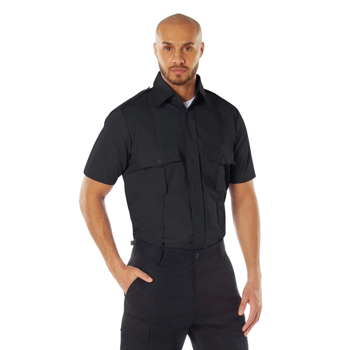 Rothco Short Sleeve Uniform Shirt - Rothco 30020-MNB-XL