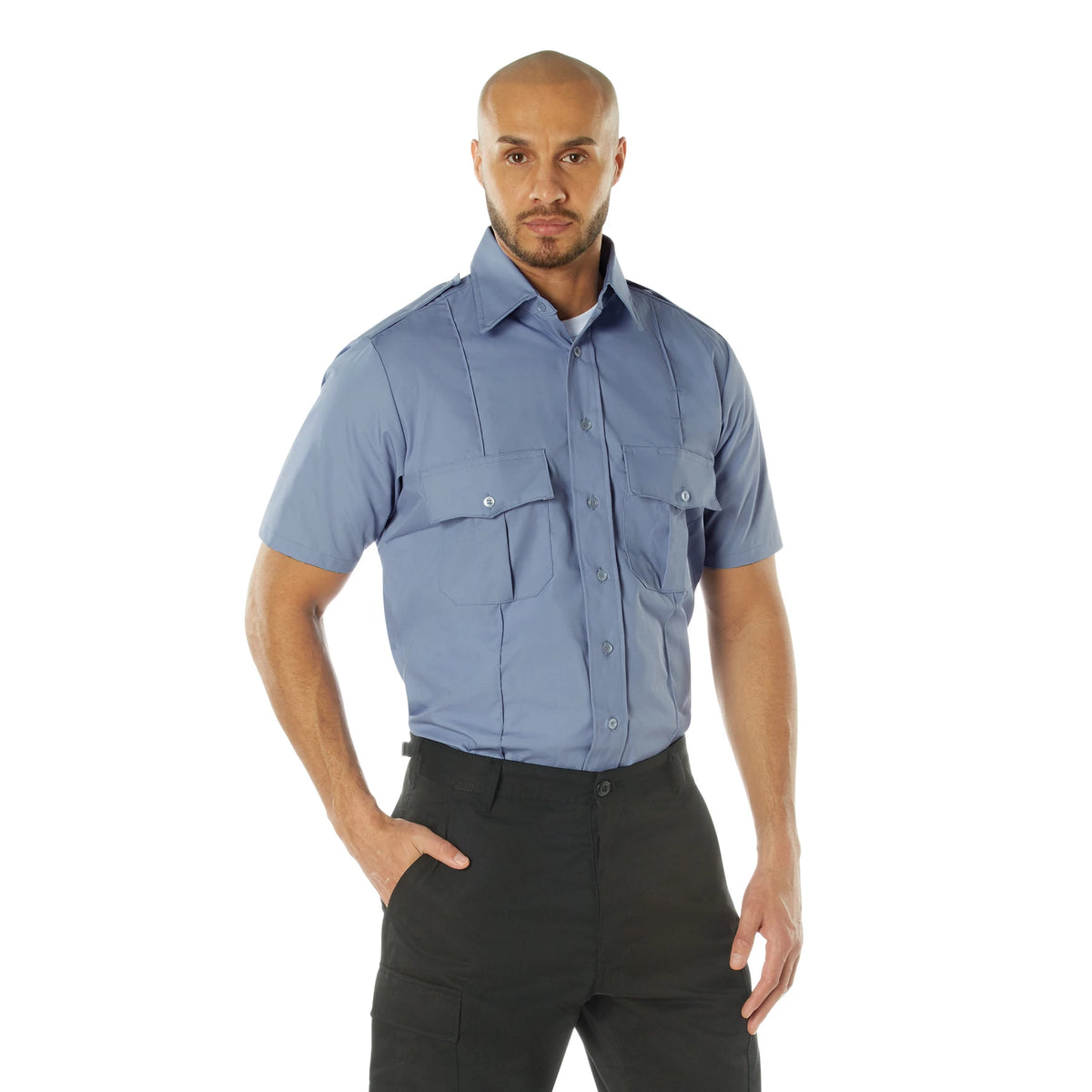Rothco Short Sleeve Uniform Shirt - Rothco 30025-LB-S