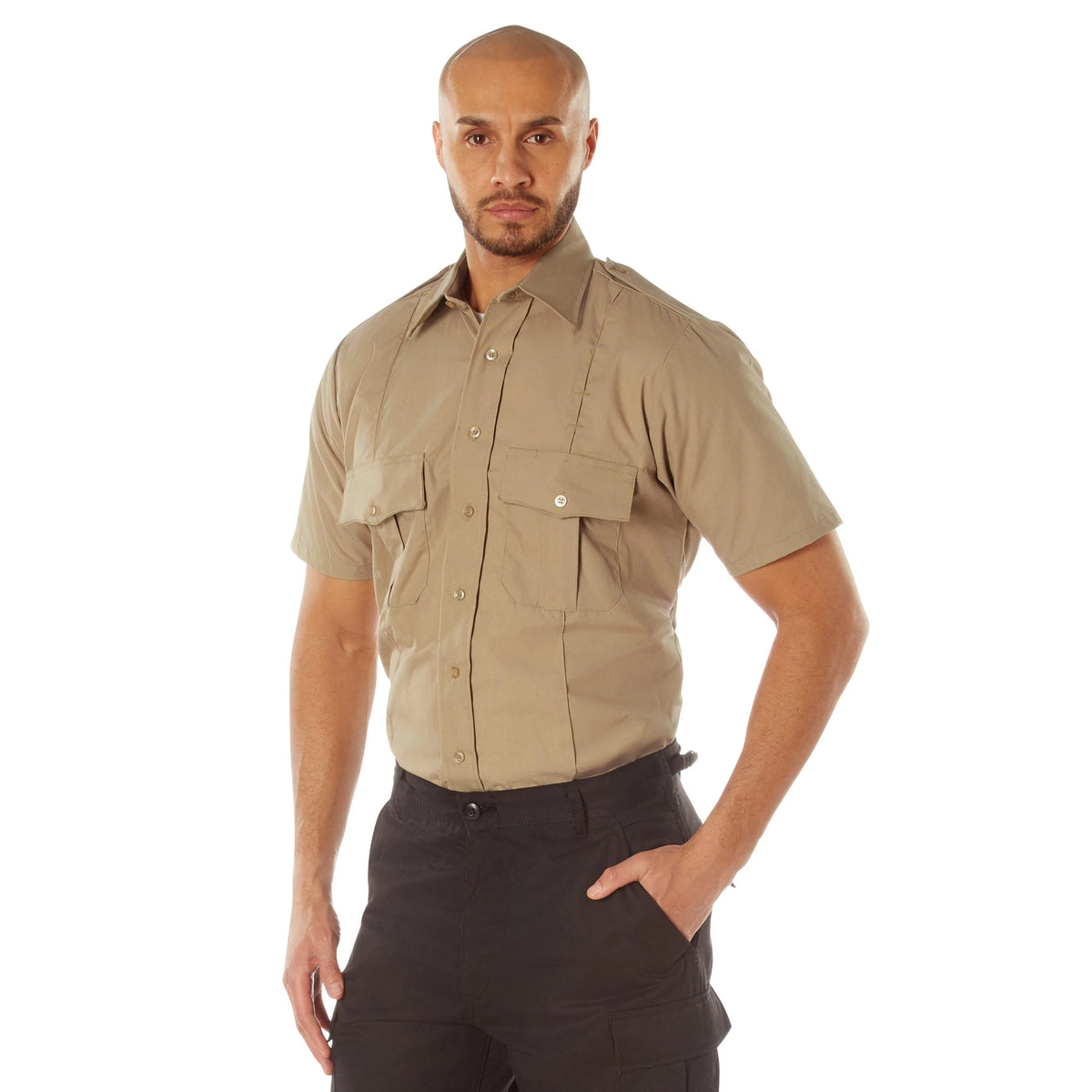Rothco Short Sleeve Uniform Shirt - Rothco 30035-KH-S