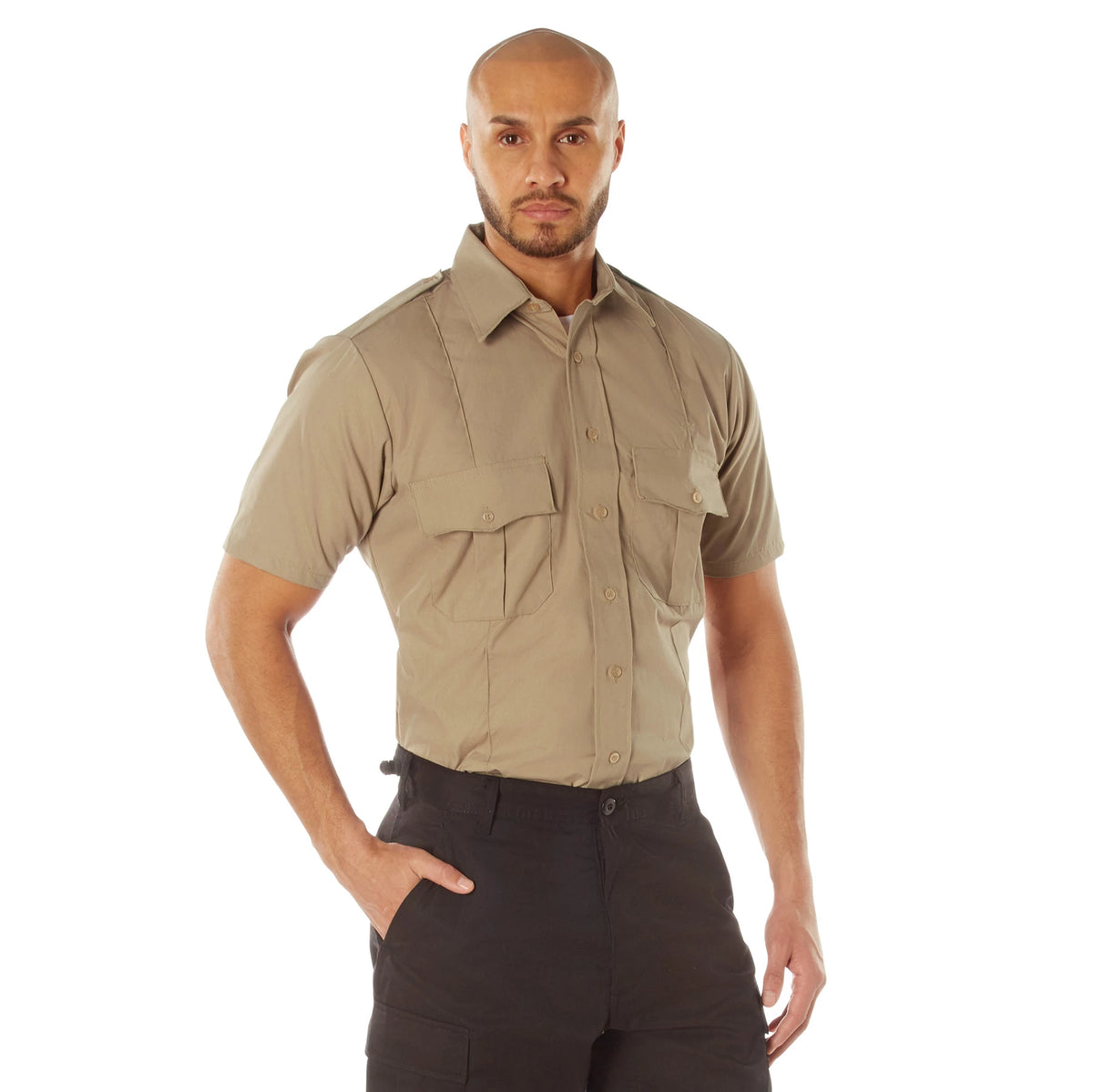Rothco Short Sleeve Uniform Shirt - Rothco 30035-KH-S