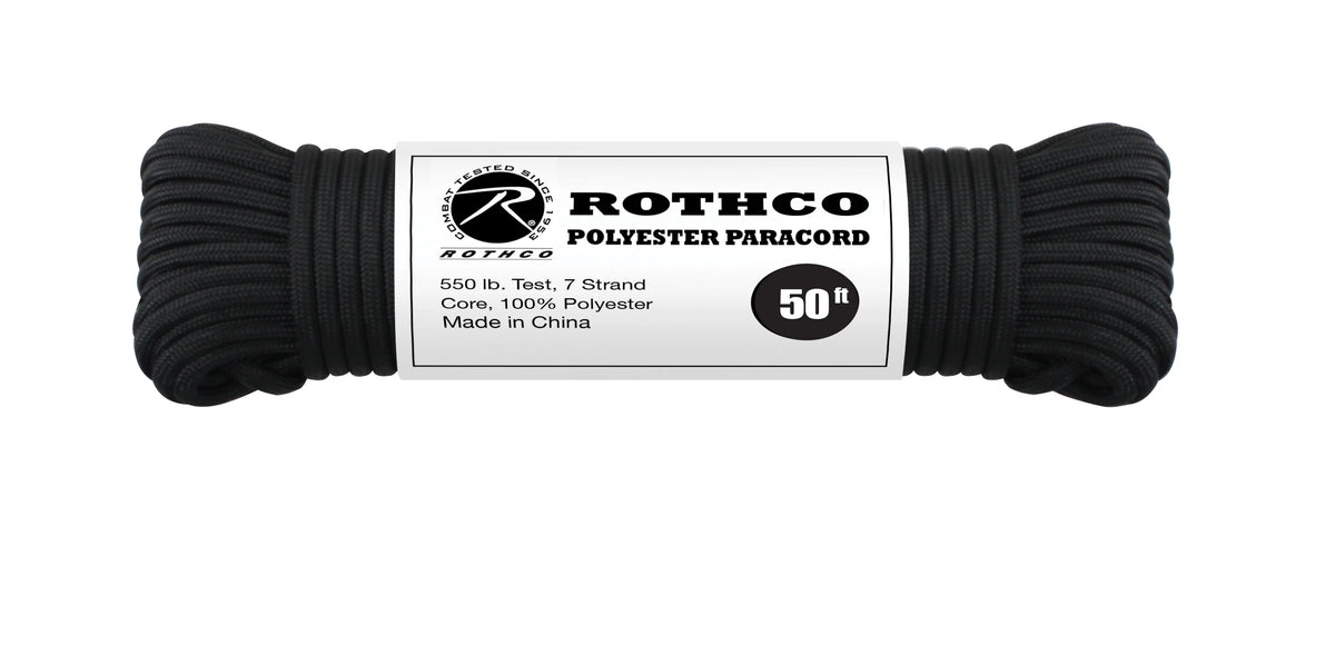 Rothco 550lb Type III Polyester Paracord - Rothco 30710