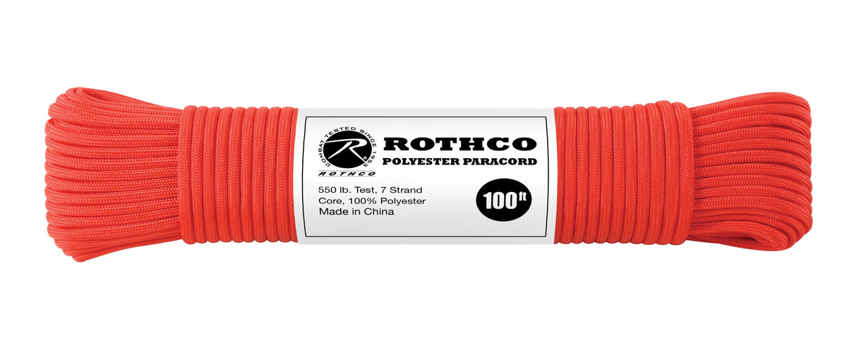Rothco 550lb Type III Polyester Paracord - Rothco 30805